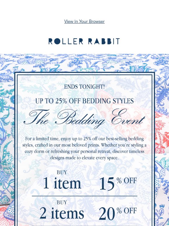 Last Day: Take Up To 25% Off Bedding