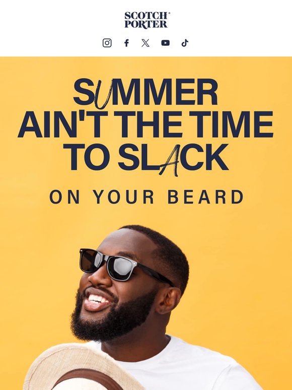 Summer's Callin' ☀️️ Level up Your Beard Game