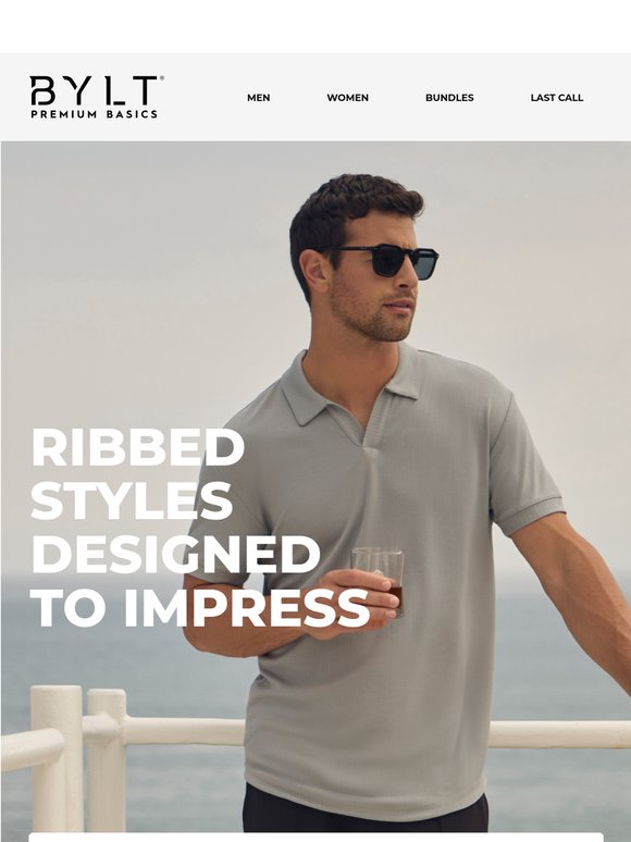 Ribbed. Refined. Ready.