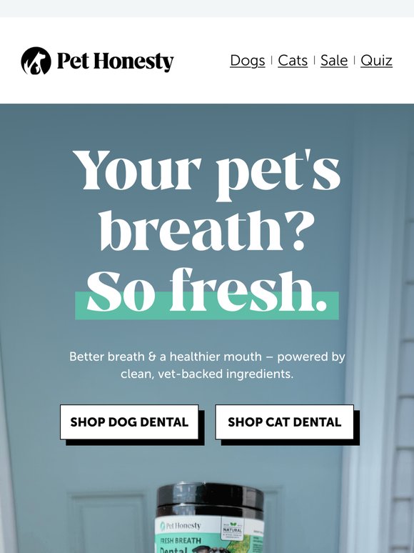 🐾 Fresh breath for your best friend