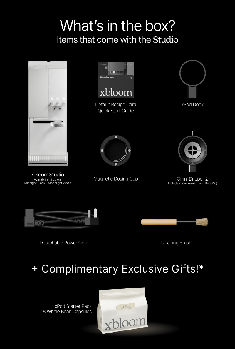 Whats new and included in each xBloom studio, along w/ Super Early Bird bonuses for pre-ordering! First come first serve, quantities are limited for these Exclusive Gifts!