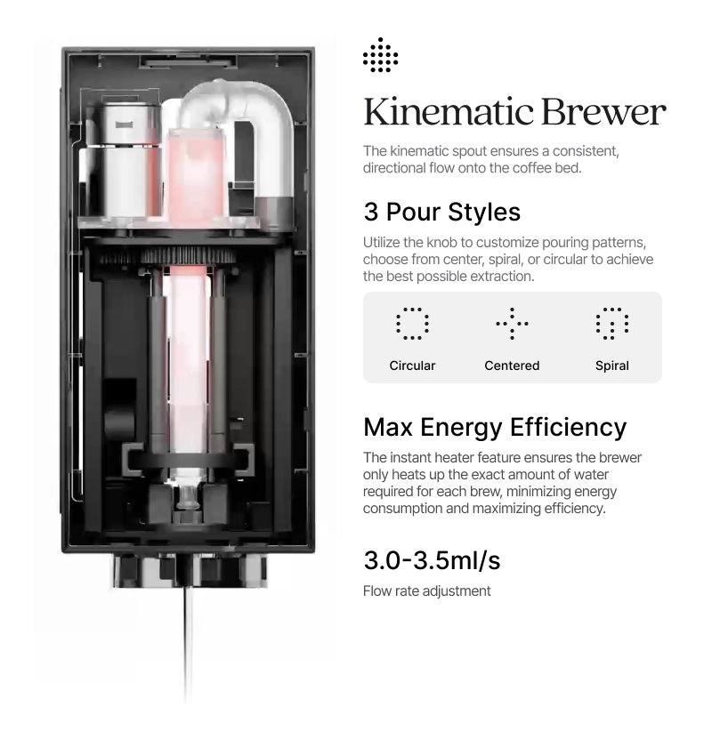 xBloom studio offers is intelligent and capable, allowing you to brew beyond boundaries, w/ state of the art technology