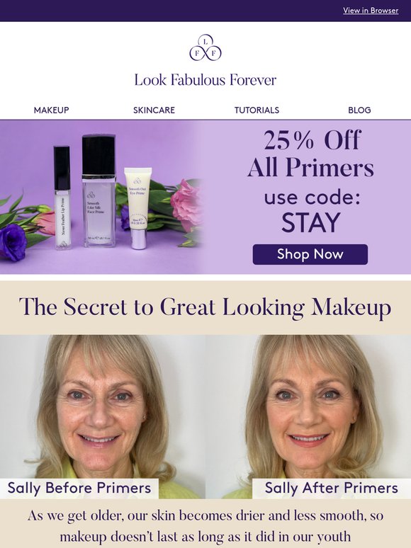 The Secret to Great Looking Makeup | Save 25%