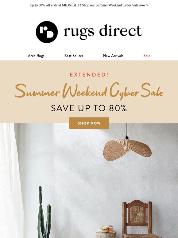 Summer Weekend Cyber Sale EXTENDED