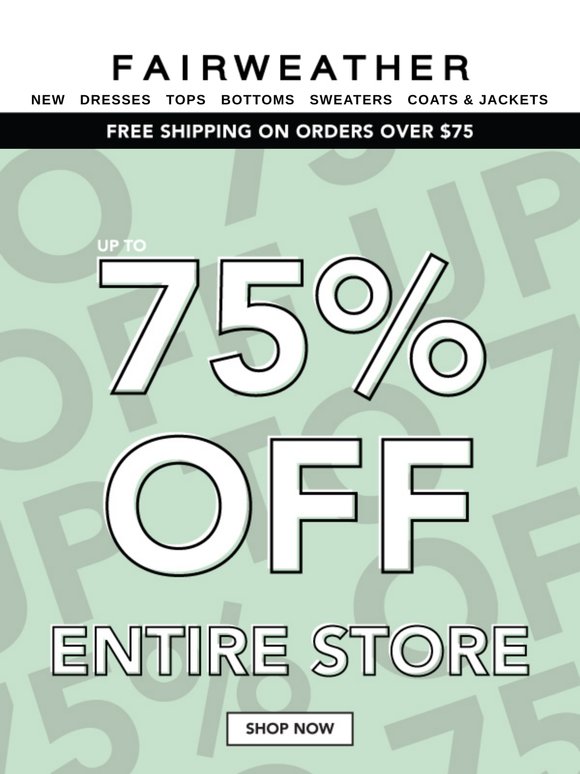 ✨ Up To 75% Off All Your Summer Favourites