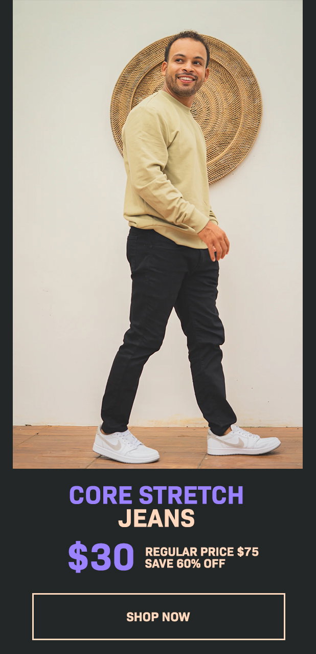Core Stretch Black Jeans