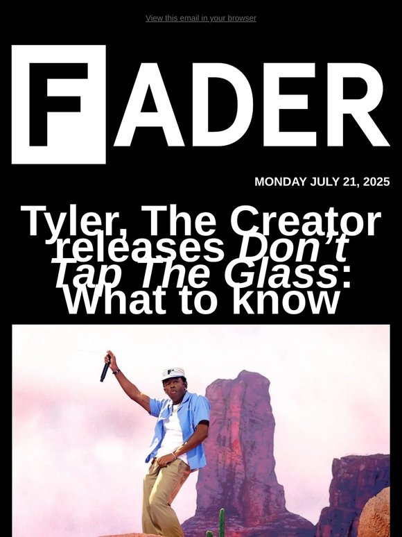 Tyler, The Creator releases "Don’t Tap The Glass": What to know and more...
