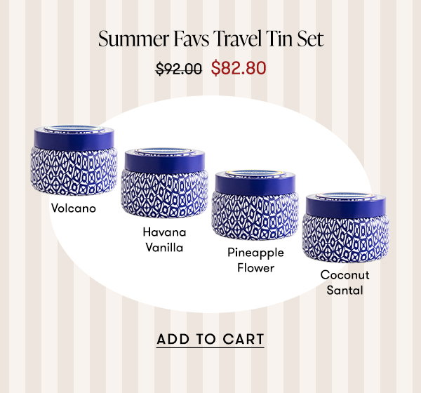 
Summer Favs Travel Tin Set
