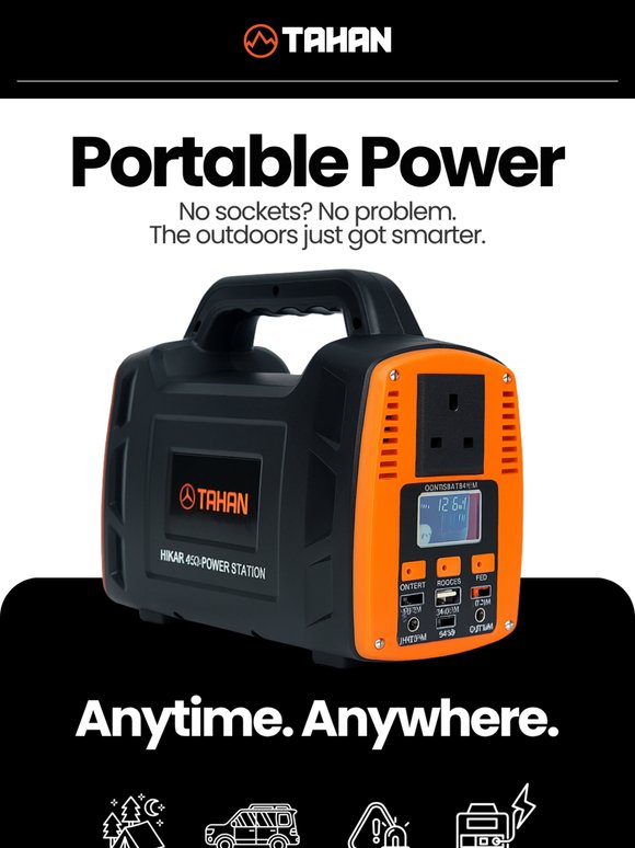 New Launch: TAHAN Power Station + Solar Panel Combo