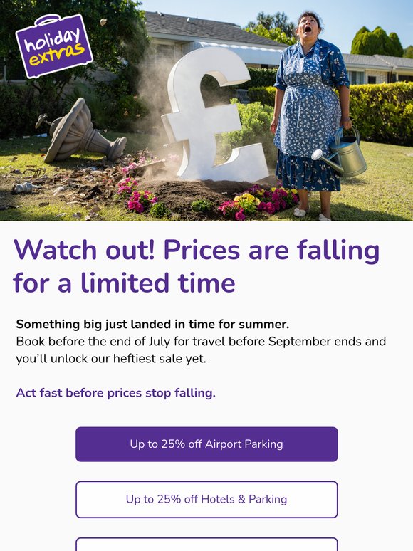 Your Holiday Extras discount just got bigger