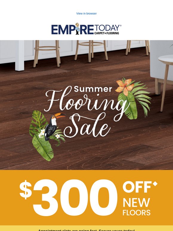 $300 Summer Flooring Savings!