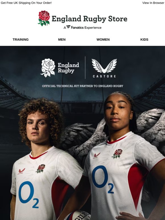 Red Roses Rugby Signs England Rugby: Don't Miss the New Red Roses Home & Alt Kits | Milled