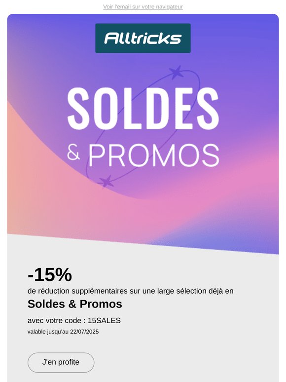 La fin des soldes approche… ne ratez pas vos bonnes affaires ! ✅