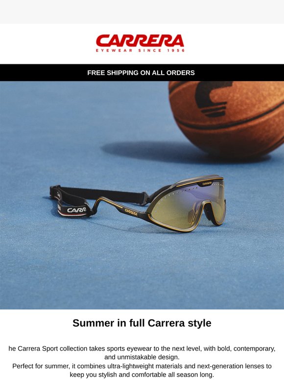 Make Summer Yours with Carrera Sport