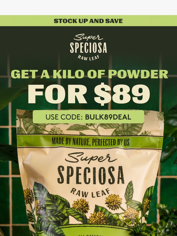 1 KG = $89, today only 🏋️‍♀️