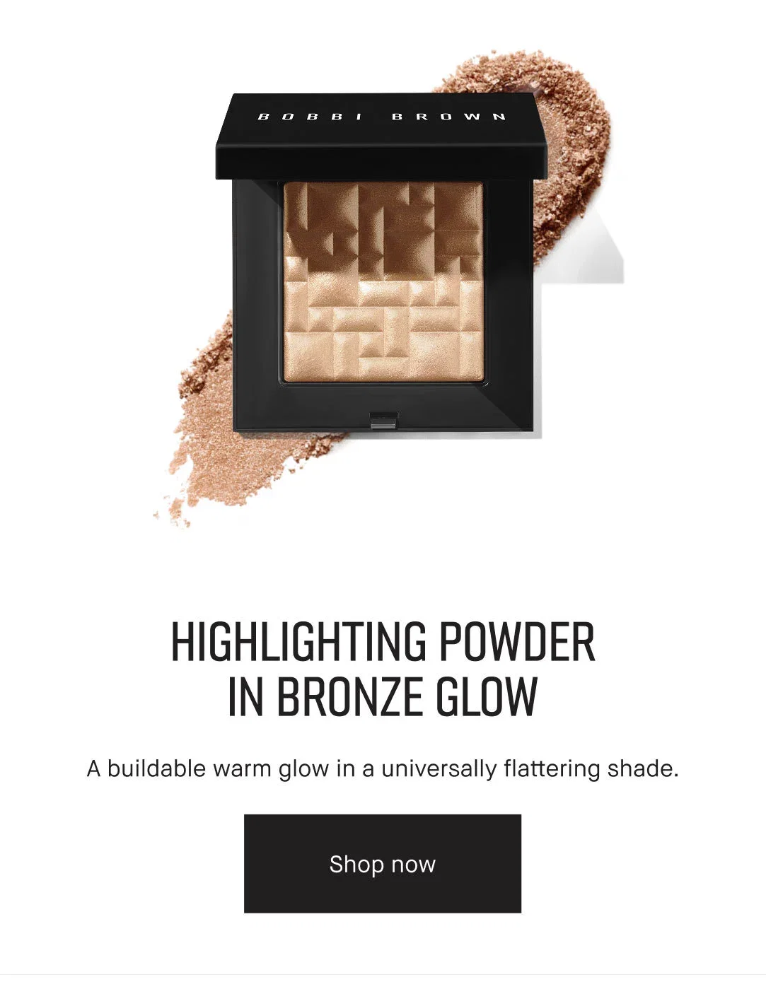 Highlighting Powder in Bronze Glow