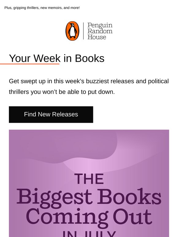 Your Week in Books: The Hottest Books of July