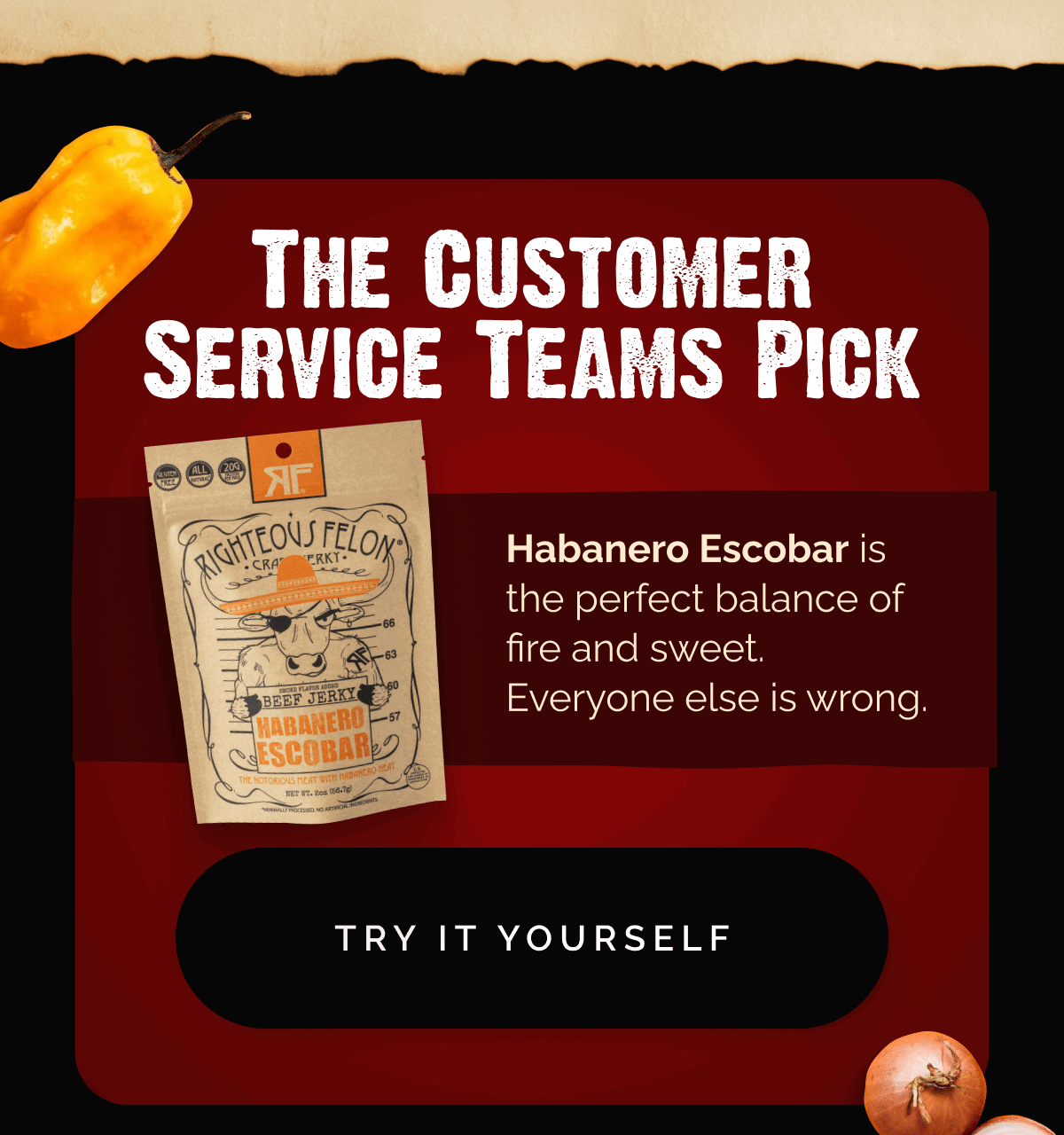 Habanero Escobar Jerky