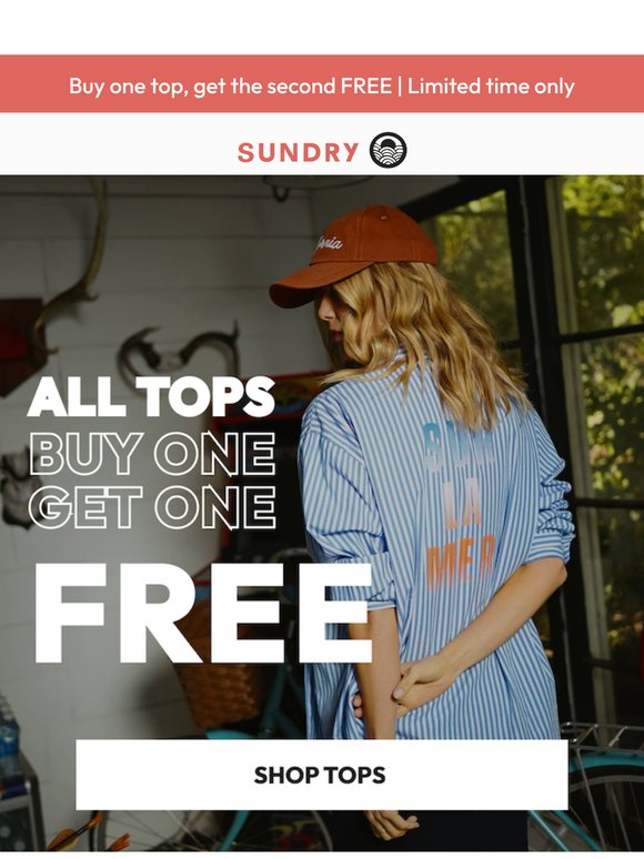 Buy One, Get One Free ⏰ Hurry!