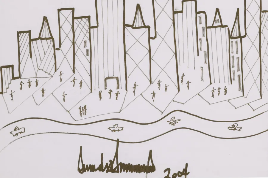 The Telling Emptiness of Trump’s Doodles