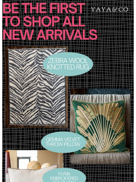 New this Week - Pillows & Rugs!!
