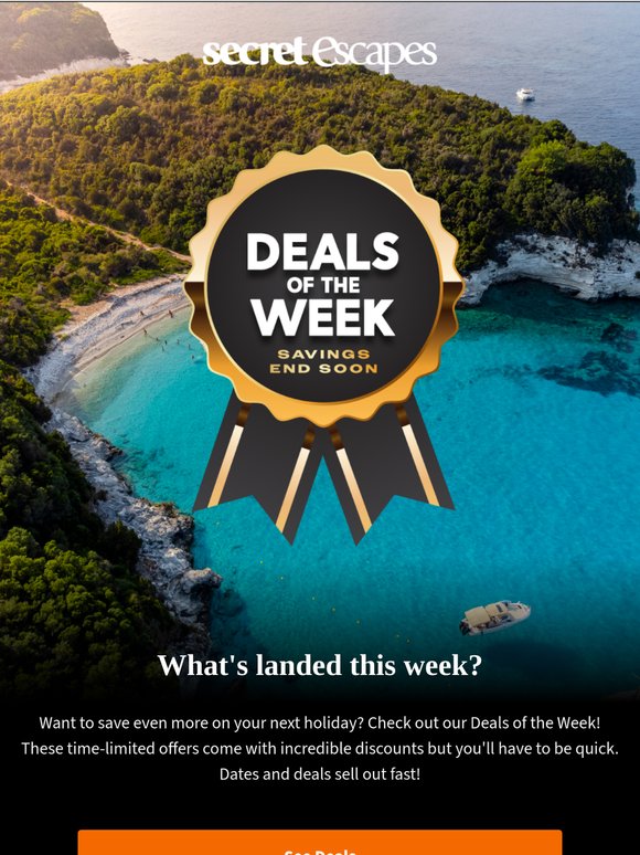 Don't miss out: exciting Deals of the Week! ⏳
