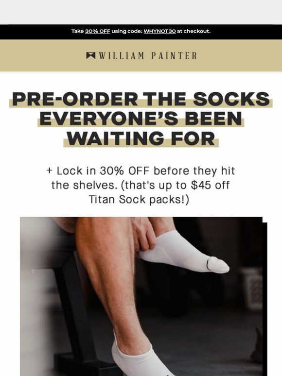 Not all heroes wear capes. Some wear Titan Socks.