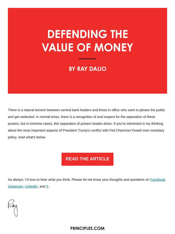 Defending the Value of Money