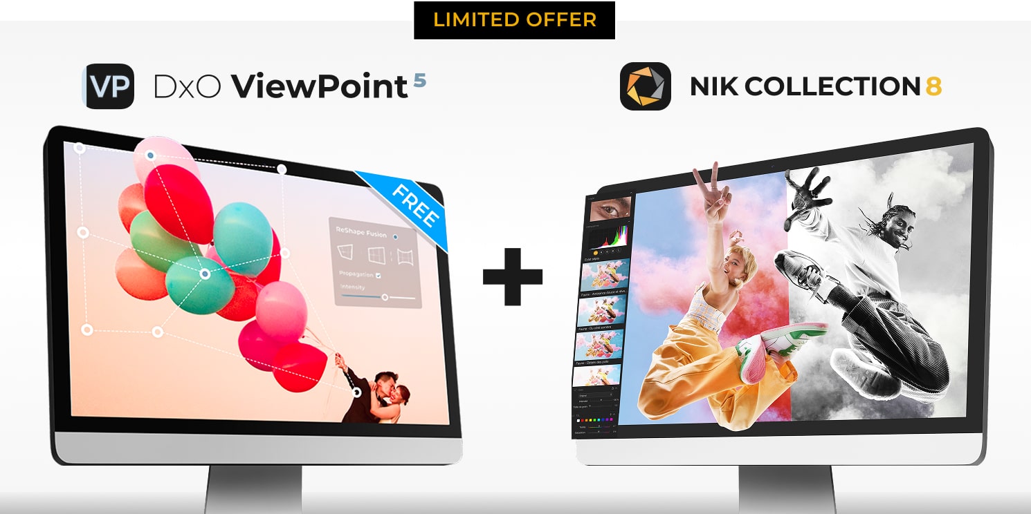 Limited Offer - DxO ViewPoint 5 + NIK COLLECTION 8