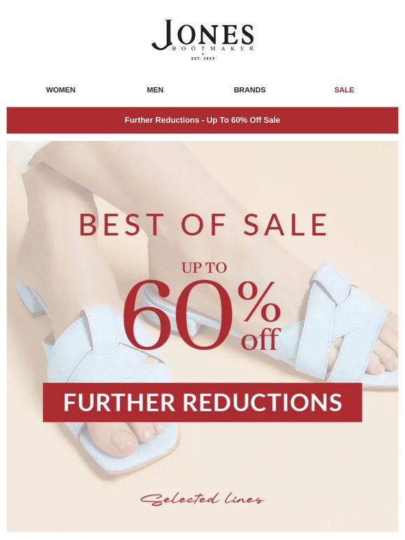 Summer sale: Up to 60% off