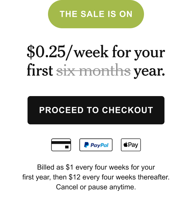 Proceed to Checkout