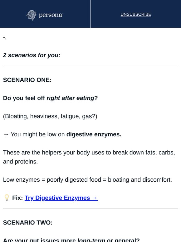 TWO solutions to bloating, fatigue, and gas