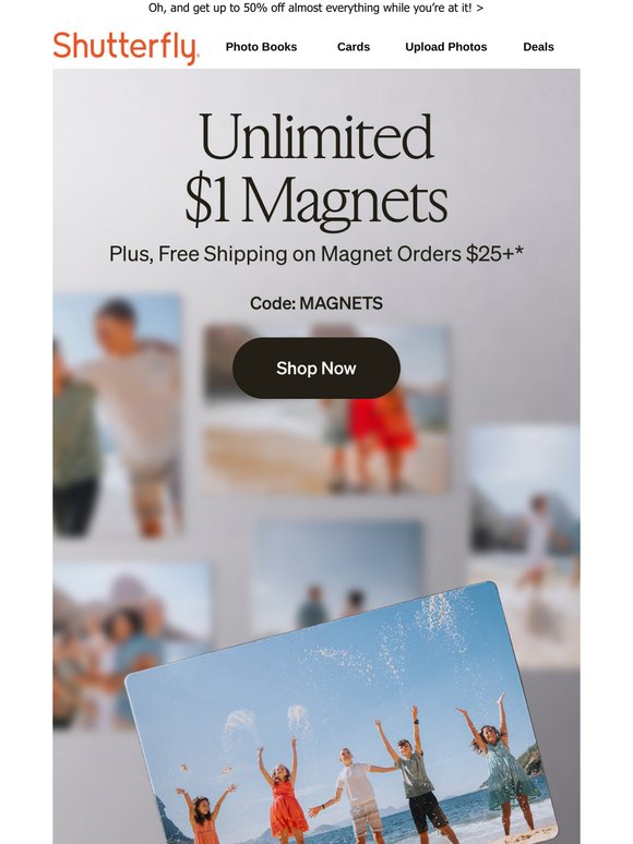ACT NOW! You’ve got TWO days to snag $1 magnets 🔥