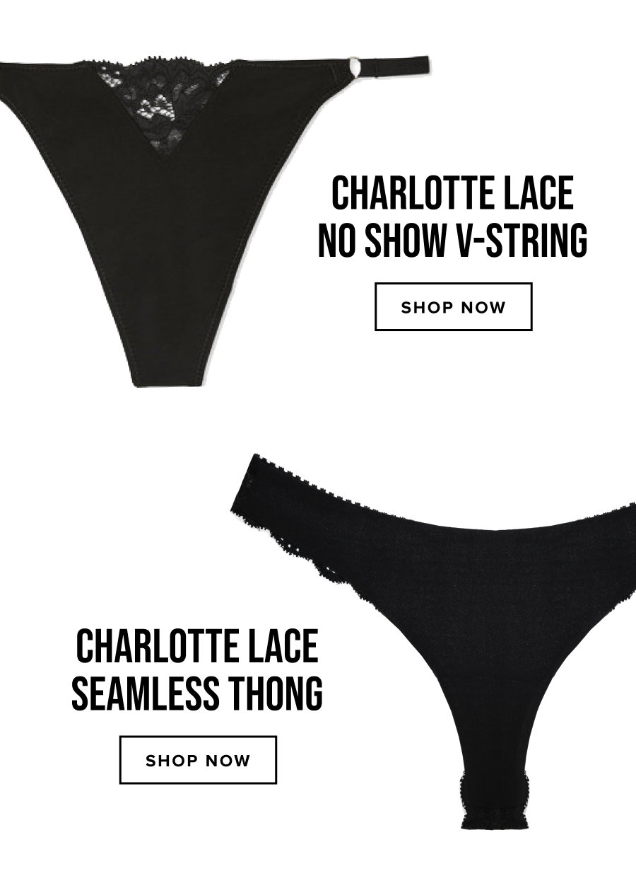 Charlotte Lace Seamless Thong