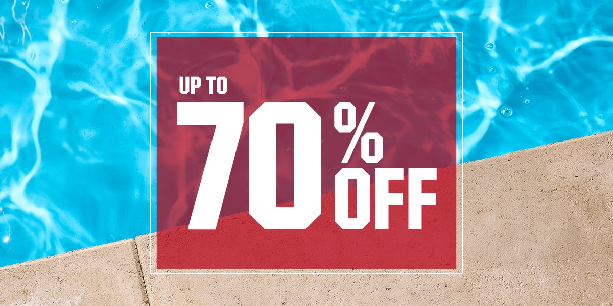  Up to 70% Off.