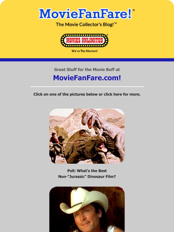 Vote for the Best Dinosaur Film at Movie FanFare