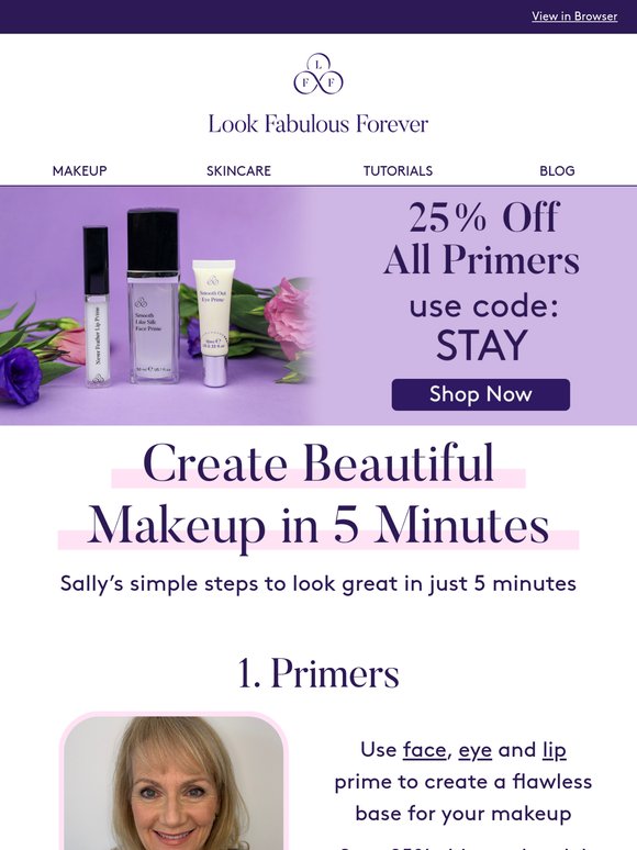 Create Beautiful Makeup in 5 Minutes