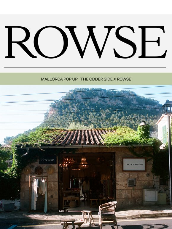 🌞Mallorca Pop Up | The Odder Side X ROWSE