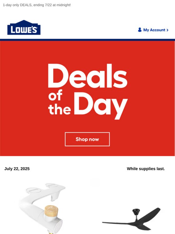 Don’t miss out! These online-only deals end today.
