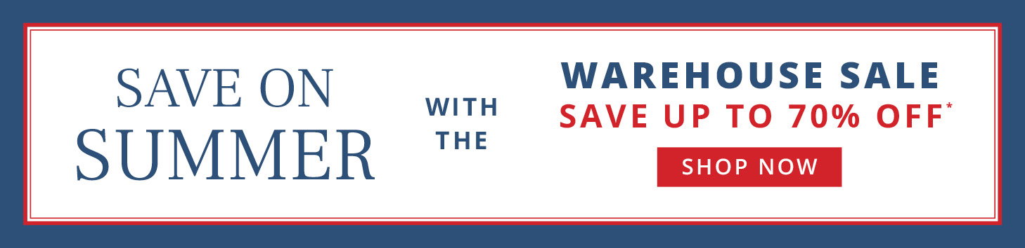 Warehouse Sale: Up to 70% off*