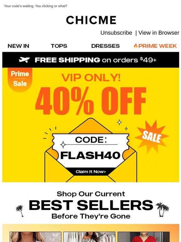 40% Off? Not for Long