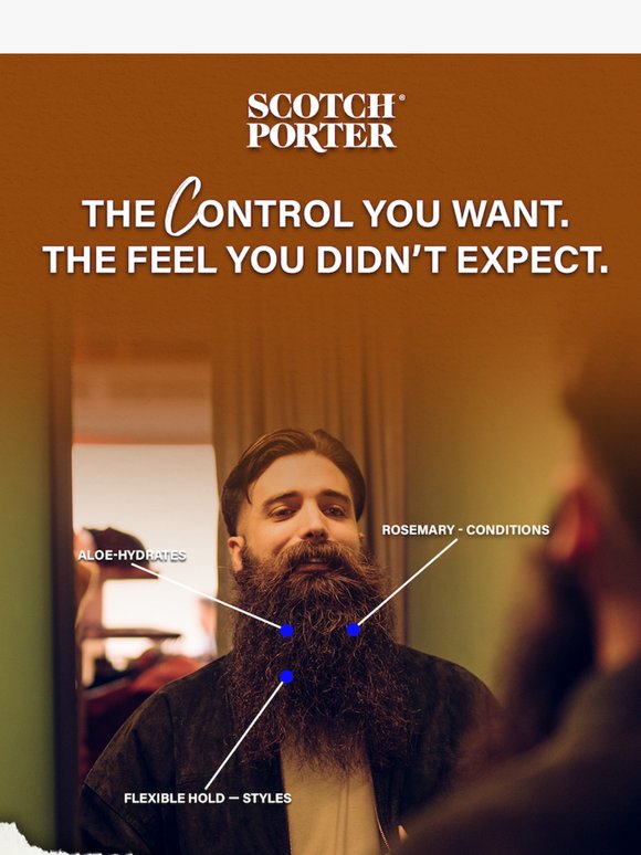 👀 Finally. A Beard Wax That Holds You Down