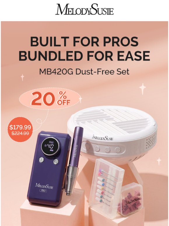 Pro-Ready & Dust-Free: Strong Duo for Nail Perfection