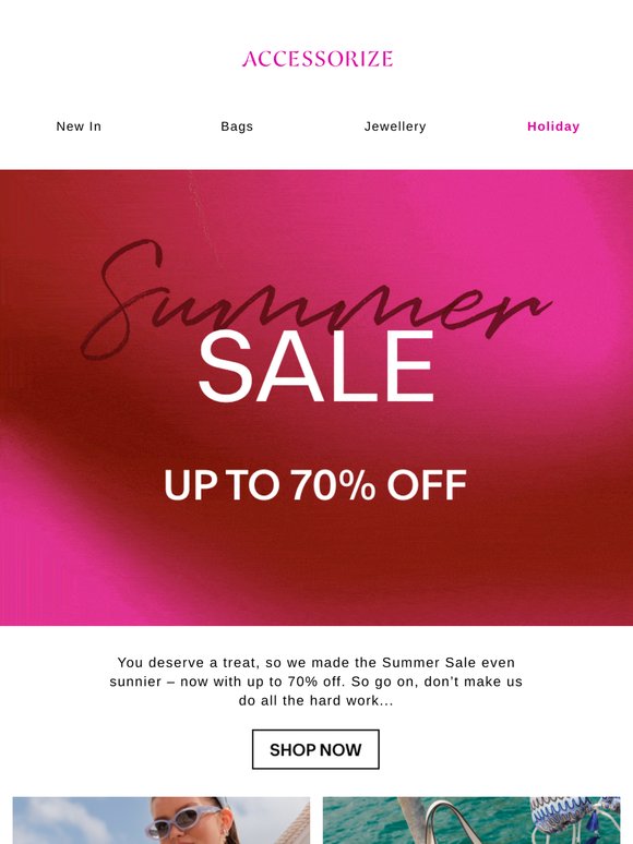 NOW UP TO 70% OFF!🔅🍹