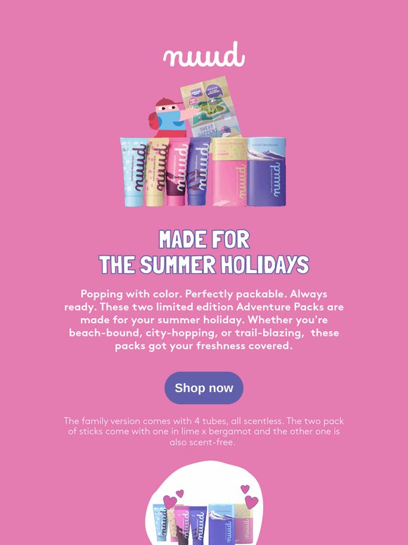 Stick and cream Adventure Packs