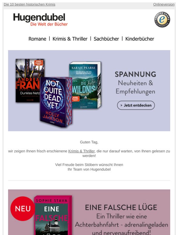 Neue Krimis & Thriller mit Gänsehaut-Garantie! 🕵️‍♂️