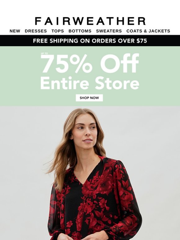 🎉 Up To 75% Off Shirts & Blouses!