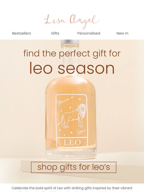 Gifts for the leo in your life
