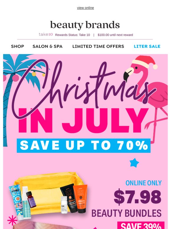 Christmas in July is here! 🎄