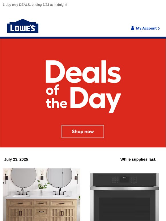Scrolling by? You’re missing out on deals.